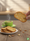 Angel Star Premium Almond & Cashew Rusk – Luxury Tea Time Delight | Crispy, Oven-Baked, Healthy Snack